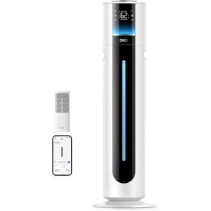 image:imageDREO 11L Humidifier Large Room 700ft 100H Smart Cool Mist Humidifers for Bedroom 21dB Quiet Top Fill Clean Tank Technology App amp Remote Control Aroma Box RGB 12h Timer White Humidifer 747SWhite