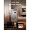 image:imageDREO Inverter DualHose Portable Air Conditioners 740S High Efficiency 14000 BTU ASHRAE 10000 BTU DOE 42dB Quiet Smart AC Unit DrainageFree APPVoiceRemote Control for Bedroom amp Large Room14000 British Thermal Units