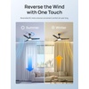 image:imageDREO 42 Ceiling Fans with Lights Low Profile Ceiling Fan with Light and Remote Control Indoor Bedroom Living Room 22dB Quiet DC Motor QuickInstall 6 Speeds Reversible Dimmable 5CCT BlackBlack