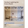 image:imageDREO 42 Ceiling Fans with Lights Low Profile Ceiling Fan with Light and Remote Control Indoor Bedroom Living Room 22dB Quiet DC Motor QuickInstall 6 Speeds Reversible Dimmable 5CCT BlackBlack