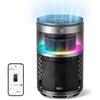 image:imageDREO Smart Air Purifier 530S With RGBIC LightHome HEPA Air Cleaner with WiFiVoiceAlexaSmokeDustPollenOdorPM25 Quality Monitor4 Fan Speeds amp AutoTurbo18dB Quiet Sleep ModesDRHAP010S